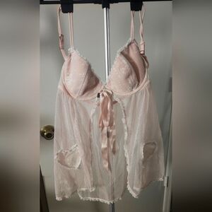 Victoria's Secret Blush Lace Chemise
